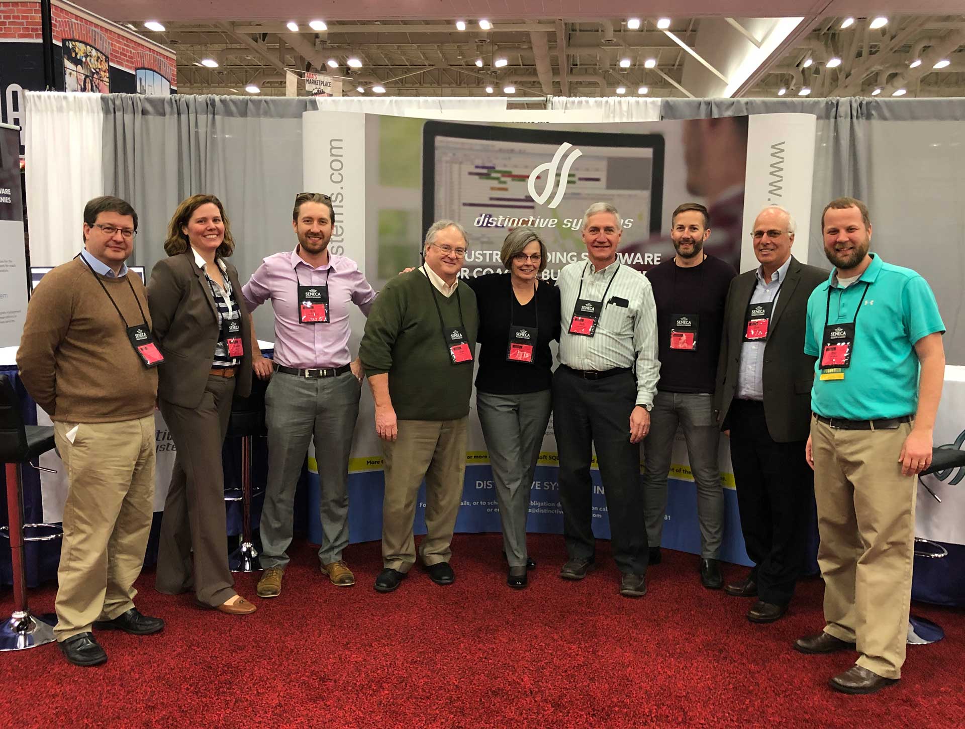 The Distinctive Systems Inc team at the ABA Marketplace 2019 in Louisville, KY.